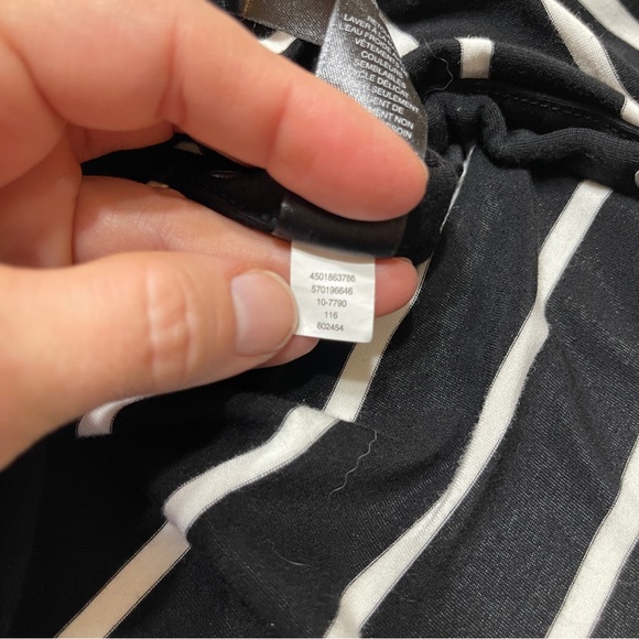 White House Black Market Striped Long Sleeve Top - Picture 5 of 8